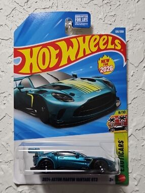 2024 Aston Martin Vantage GT3 Toy Car - Teal